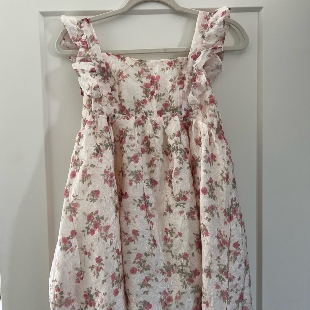 Petal and Pup Floral Dress